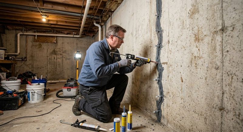 Basement Crack Repair in Canyon Lake, TX