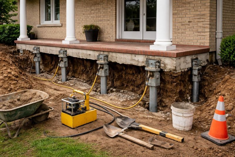 Basement Stabilization in Canyon Lake, TX