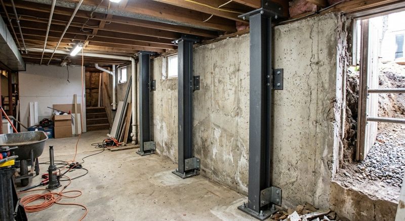 Basement Stabilization in Canyon Lake, TX