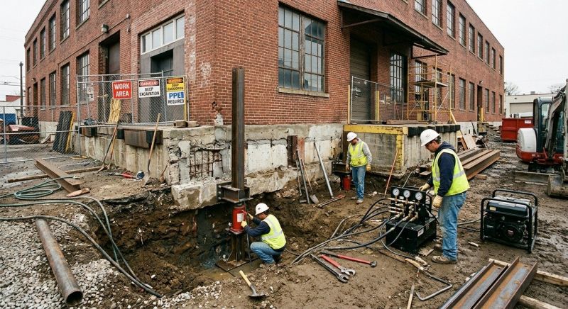 Building Foundation Repair in Cibolo, TX