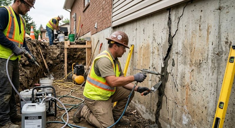 Cracked Foundation Repair in Schertz, TX