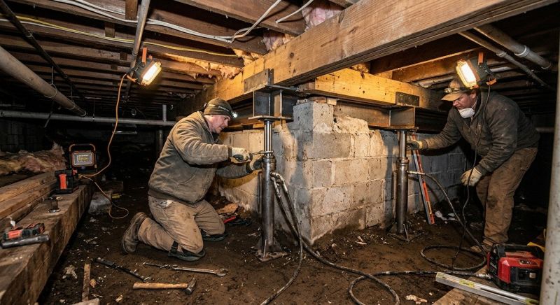 Crawlspace Foundation Repair in Wimberley, TX