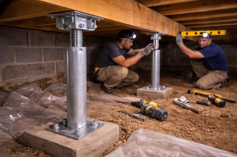 Crawlspace Structural Repair in Canyon Lake, TX