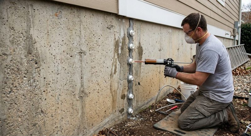 Foundation Crack Sealing in Canyon Lake, TX