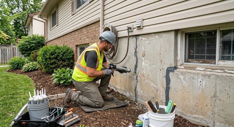 Foundation Crack Sealing in Canyon Lake, TX