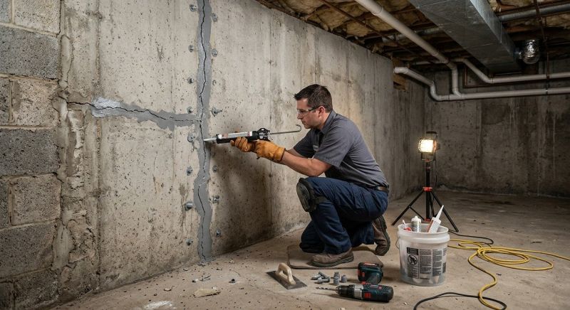 Foundation Crack Sealing in Canyon Lake, TX