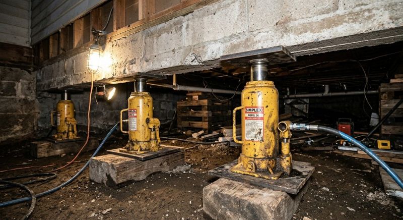 Foundation Jacking in Schertz, TX
