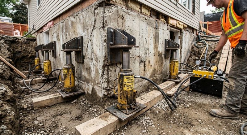 Foundation Jacking in Spring Branch, TX