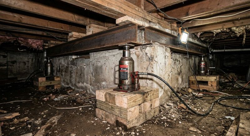 Foundation Jacking in Wimberley, TX