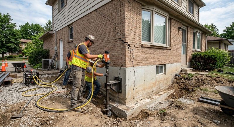 Foundation Lifting in Canyon Lake, TX
