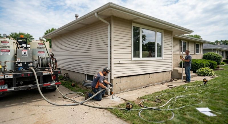 Foundation Lifting in Canyon Lake, TX