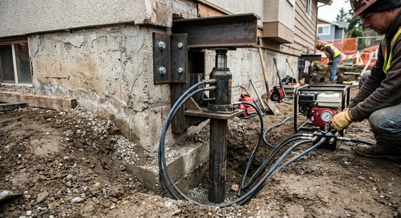 Foundation Lifting in San Marcos, TX
