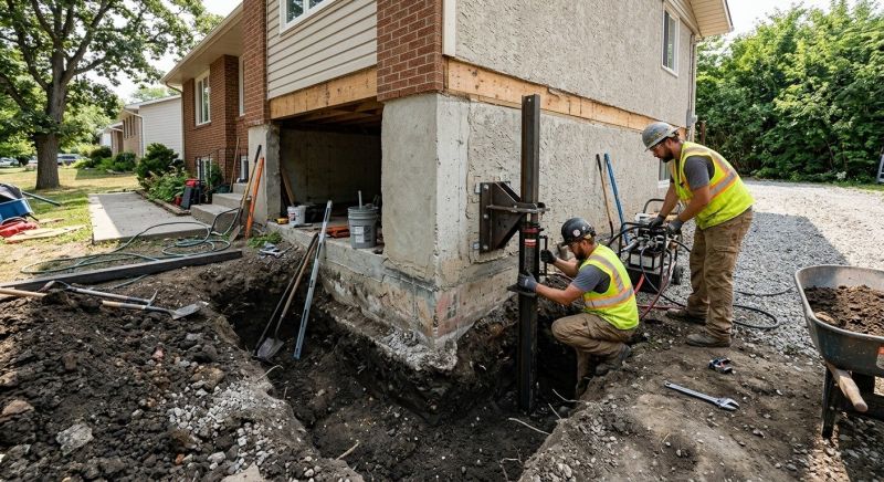 Foundation Pier Repair in Canyon Lake, TX