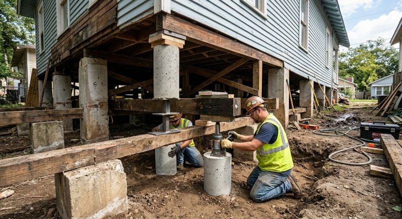 Foundation Pier Repair in Canyon Lake, TX