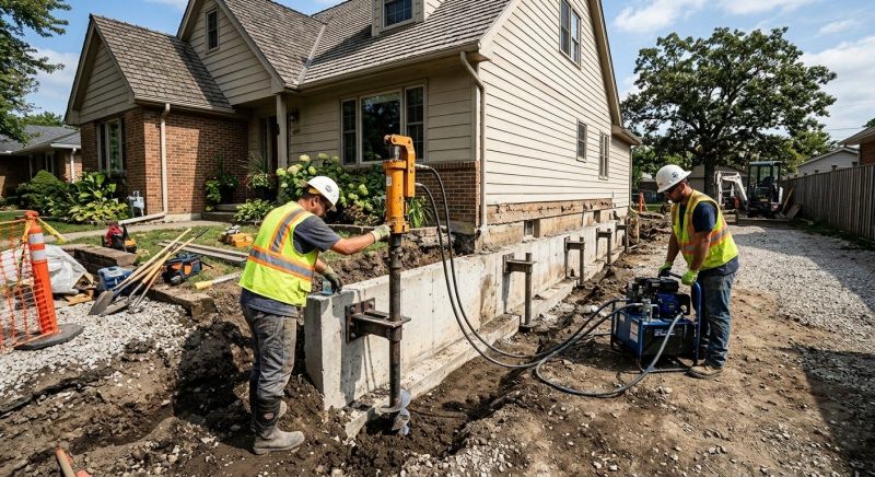 Foundation Strengthening in Canyon Lake, TX
