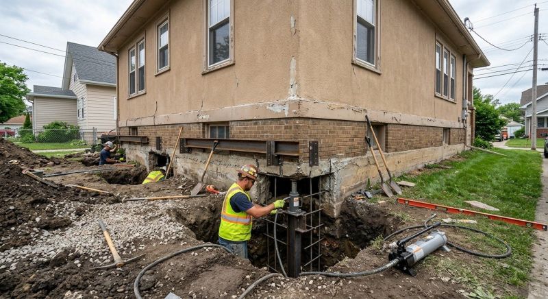 Foundation Underpinning in Canyon Lake, TX
