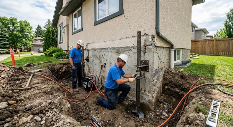 Helical Piers Installation in Canyon Lake, TX