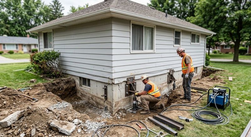House Foundation Repair in San Marcos, TX