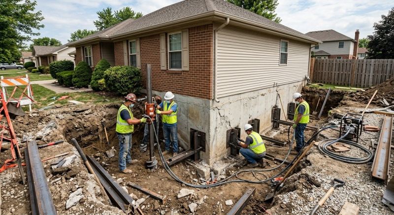 House Foundation Repair in Schertz, TX