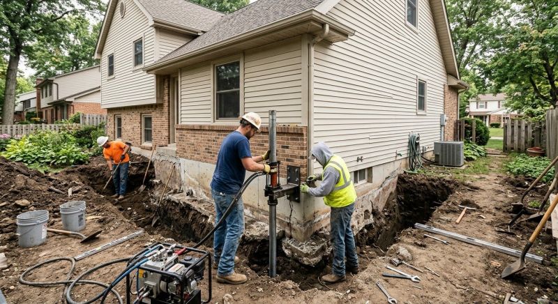 House Foundation Repair in Wimberley, TX