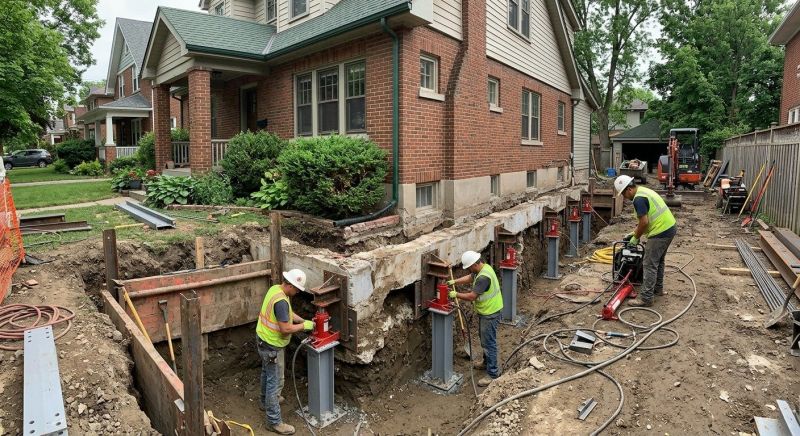 House Underpinning in Canyon Lake, TX