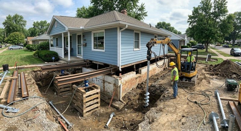 House Underpinning in Canyon Lake, TX