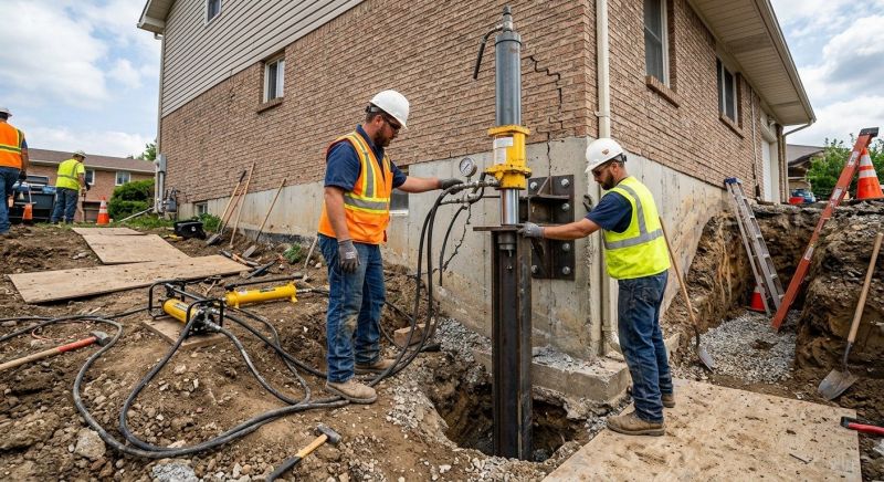 Settling Foundation Service in Canyon Lake, TX