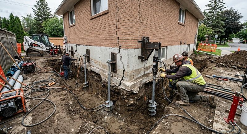 Sinking Foundation Repair in Bulverde, TX