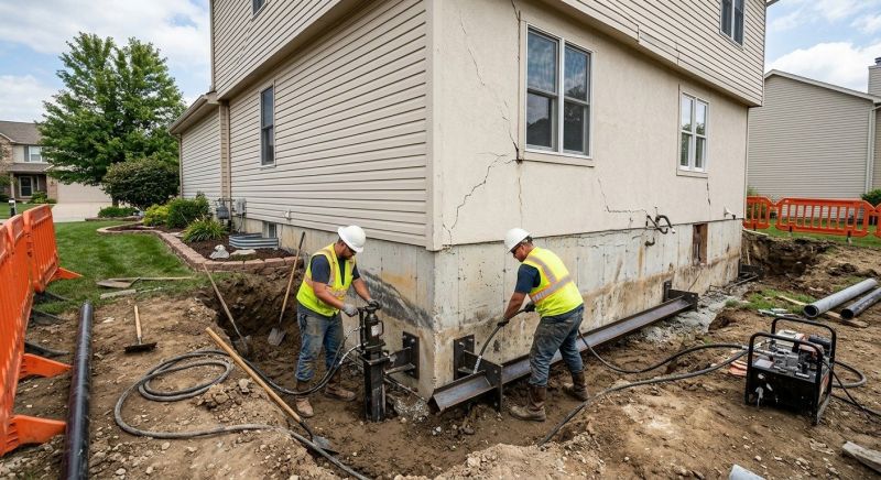Sinking Foundation Repair in Bulverde, TX