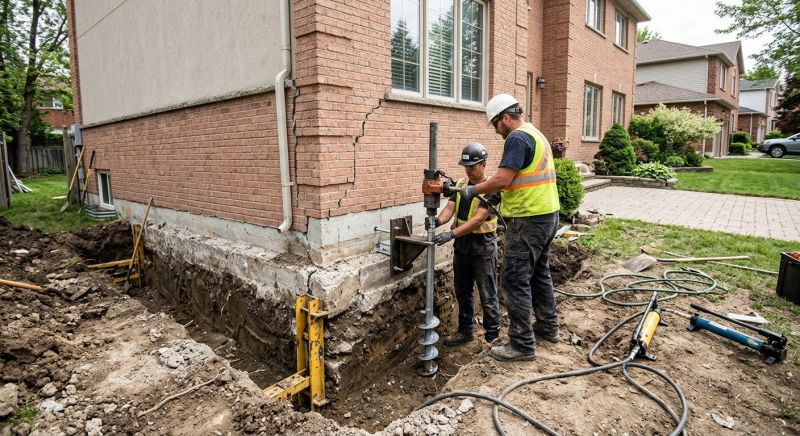 Sinking Foundation Repair in Driftwood, TX