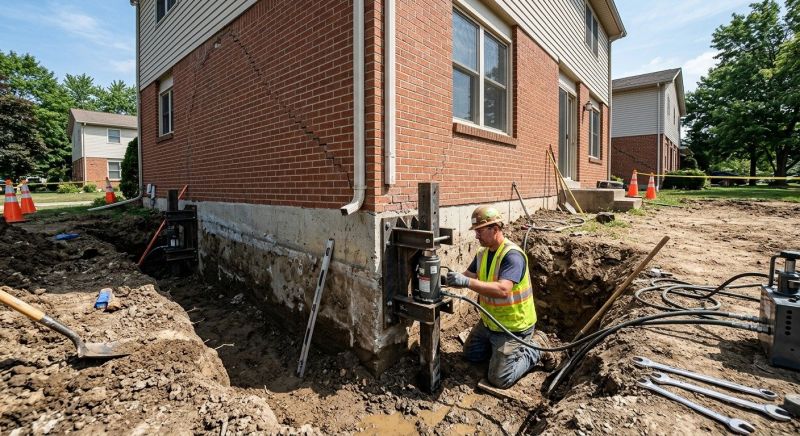 Sinking Foundation Repair in Canyon Lake, TX