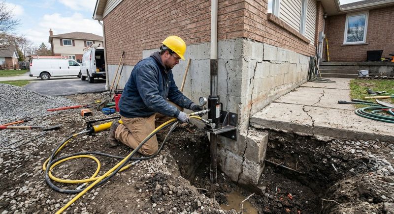 Sinking Foundation Repair in San Marcos, TX
