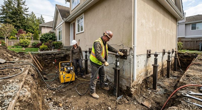 Sinking Foundation Repair in Spring Branch, TX