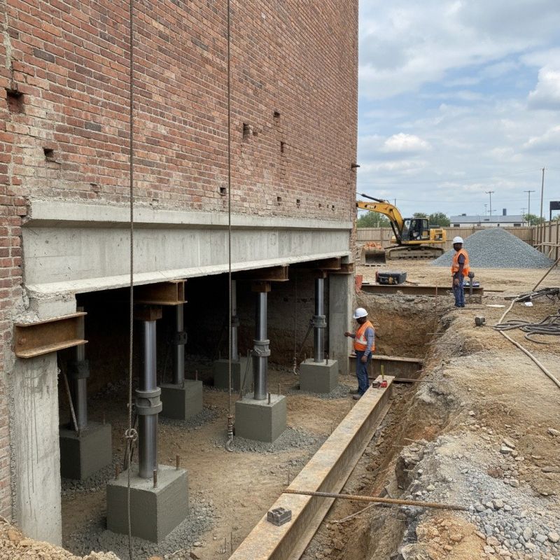 Structural Underpinning in Canyon Lake, TX