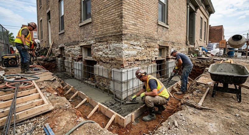 Underpinning Repair in Canyon Lake, TX